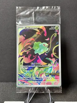 2025 Pokemon Bulbasaur 133/132 English Mega Evolution Stamped Promo SEALED - Image 1