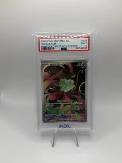 2025 Pokemon Mega Evolution - Bulbasaur Stamped Promo #133/132 PSA 9 - Image 1