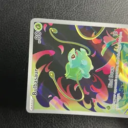 2025 Pokemon Bulbasaur 133/132 Mega Evolution Enhanced Box Topper Stamped Promo - Image 2