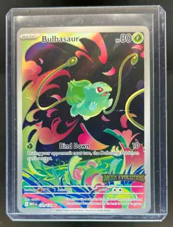 2025 Pokemon Mega Evolution Stamped Bulbasaur Promo #133/132 - Image 1