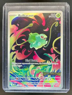 2025 Pokemon Mega Evolution Stamped Bulbasaur Promo #133/132 - Image 1