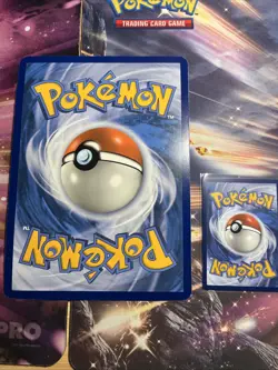 Pokemon TCG Jumbo Espeon & Deoxys GX SM240 Black Star Promo Card - Image 3