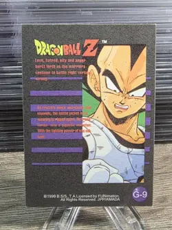Dragon Ball Z 1999 FUNimation Dragon Ball z Gold Frieza G-9 Card - Image 2