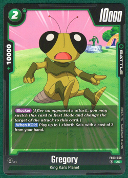 Gregory - Raging Roar FB03-058 - Dragon Ball Super: Fusion World TCG Card - Image 1