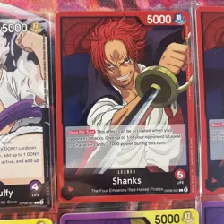 One Piece Card Set Lot OP09 L 3 Total Of 14 Cards In Excellent Condition - Image 4