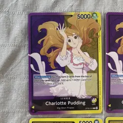 One Piece OP08 L 2 Card Lot of 6 Excellent Condition - Image 2
