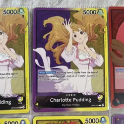 One Piece OP08 L 2 Card Lot of 6 Excellent Condition - Image 3