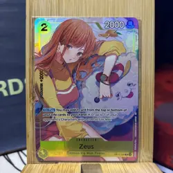 OP11-106 Zeus Rare Promo Nami Bandai Card Games Fest 24-25 One Piece TCG English - Image 2