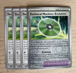 4x Technical Machine: Evolution 178/182 Paradox Rift Playset NM Pokemon Card - Image 1