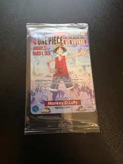 RUTGERS One Piece Monkey D. Luffy US College Basketball Promo Card (sealed) - Image 1