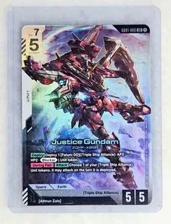 Gundam TCG GD01 LR Lot (6 Cards) English - Justice, Deathscythe, RX-78-2 - NM - Image 2