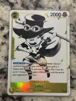 One Piece Card Game Sabo ST13-007 Parallel Foil Ultra Deck The Three Brothers - Image 1