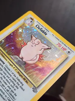 Clefable Jungle Holo Rare Pokemon Card NM/LP 1/64 - Image 3