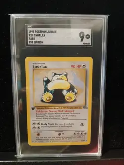Snorlax Jungle 27/64 1st Edition Non-Holographic Card Near Mint Condition - Image 1
