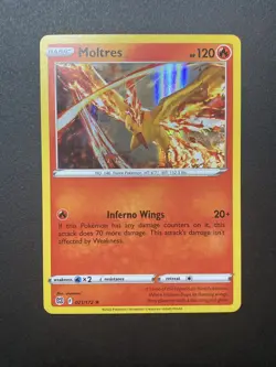 Pokemon TCG Card Moltres 021/172 Holo Rare Brilliant Stars - NM-Mint Ships Fast - Image 1