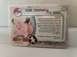 Topps #35 Clefairy Card Vintage Holo Ungraded LP - Image 2