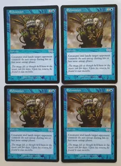 Magic the Gathering MTG Urza's Saga EXHAUSTION X 4 LP/EX U 1998! - Image 1