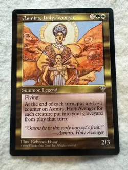 MTG - Asmira, Holy Avenger - NM - Mirage - Rare - English - Regular - Image 1