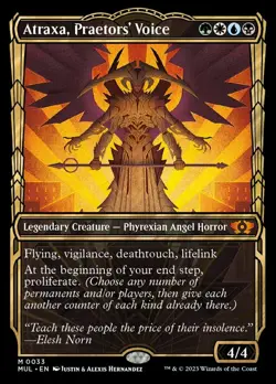 Atraxa, Praetors' Voice Light Play, English Magic the Gathering MTG March of the - Image 1