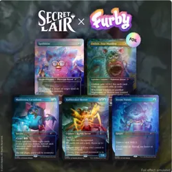 MTG SECRET LAIR X FURBY: THE ODDBODIES FOIL EDITION US Seller Sealed in hand - Image 1