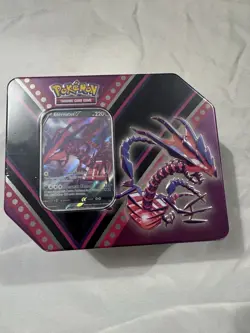 Pokemon TCG V Powers Tin Eternatus V 5 Booster Packs Factory Sealed - N691-692 - Image 1