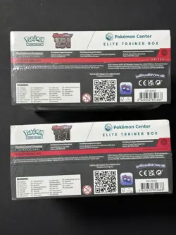 Lot (2) Pokemon Center Exclusive Scarlet & Violet 151 Elite Trainer Box SEALED - Image 2