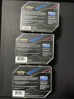 Set of (3) Pokemon TCG: Crown Zenith Sealed Tin Moltres Zapdos Articuno - Image 2