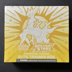 Pokemon TCG: SWSH Brilliant Stars Pokemon Center Exclusive ETB SEALED - Image 1