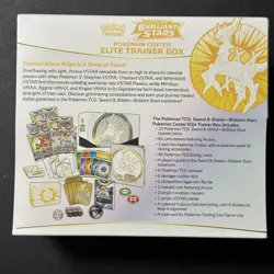 Pokemon TCG: SWSH Brilliant Stars Pokemon Center Exclusive ETB SEALED - Image 2