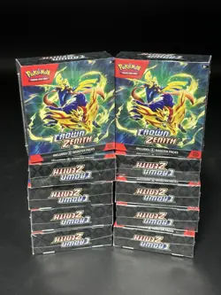 Lot of (10) Pokemon TCG: Crown Zenith Sword & Shield Booster Bundle SEALED - Image 1