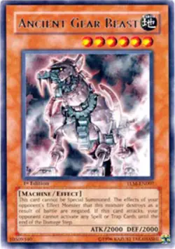 Ancient Gear Beast - TLM-EN007 - Rare - Unlimited Edition Moderately Played The - Image 1