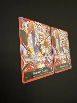 2 One Piece Monkey.D.Luffy ST21-001 Leader Gear 5 Foil NM - Image 4