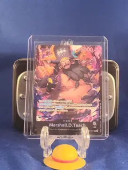 Marshall.D.Teach - OP09-81 - Leader - ST27 - English - Near Mint - One Piece CCG - Image 1