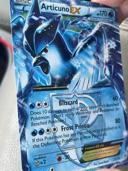 Articuno EX (Team Plasma) 25/135 Plasma Storm Ultra Rare Pokemon TCG MP - Image 1