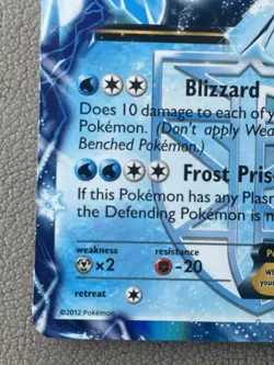 Articuno EX (Team Plasma) 25/135 Plasma Storm Ultra Rare Pokemon TCG MP - Image 5