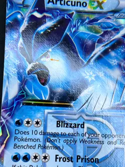 2013 TCG Pokemon #25 Articuno EX 25/135 Holo Full Art Plasma Storm MP - Image 4