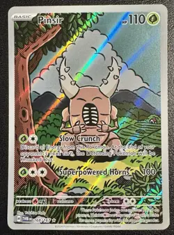💥 Pinsir 168/167 Sv06: Twilight Masquerade Holo Illustration Rare Pokemon NM - Image 1