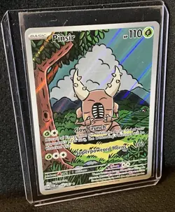 💥 Pinsir 168/167 Sv06: Twilight Masquerade Holo Illustration Rare Pokemon NM - Image 1