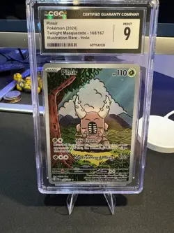 Pokemon Pinsir 168/167 Sv06: Twilight Masquerade Illustration Rare - Holo CGC 9 - Image 1