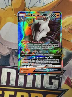 Alolan Marowak GX - SM187 - Pokemon Sun & Moon Promo Ultra Rare Card - Image 1