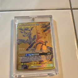 Pokemon Pikachu & Zekrom GX TAG TEAM GX gold Card Standard TCG - Image 1
