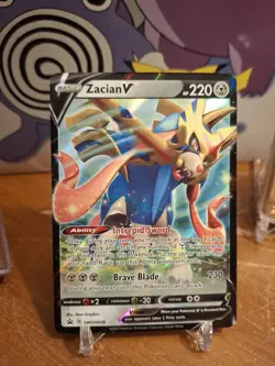 Zacian V SWSH018 SWSH: Sword & Shield Promo Cards Holo - Image 2