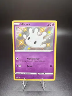 Milcery SV057/SV122 - Pokemon TCG Shining Fates Sword Shield Shiny Rare Card NM - Image 1