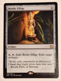 Brittle Effigy - Duel Decks: Merfolk vs. Goblins - Magic the Gathering MTG Nice! - Image 1