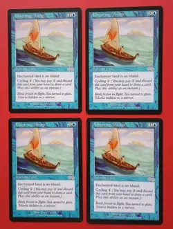 Magic the Gathering MTG Urza's Saga LINGERING MIRAGE X 4 LP/EX U 1998 Nice! - Image 1