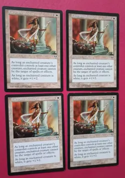 Magic the Gathering MTG Mirage FAVORABLE DESTINY X 4 (3 LP/EX, 1 MP) U 1996!! - Image 2