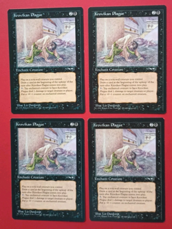 Magic the Gathering MTG Alliances KROVIKAN PLAGUE X 4 LP/EX U 1996 Nice! - Image 1