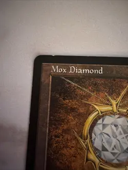 Mox Diamond | SIGNED - Dan Frazier - Artist | MTG WOTC | Stronghold - Image 3
