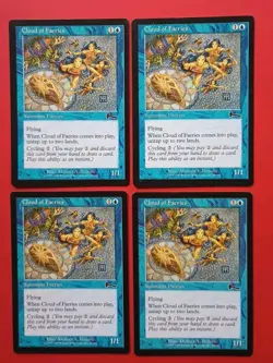 Magic the Gathering MTG Urza's Legacy CLOUD OF FAERIES X 4 LP/EX C 1999! - Image 1