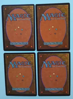 Magic the Gathering MTG Urza's Saga GAEA'S BOUNTY X 4 C LP/EX 1998! - Image 2